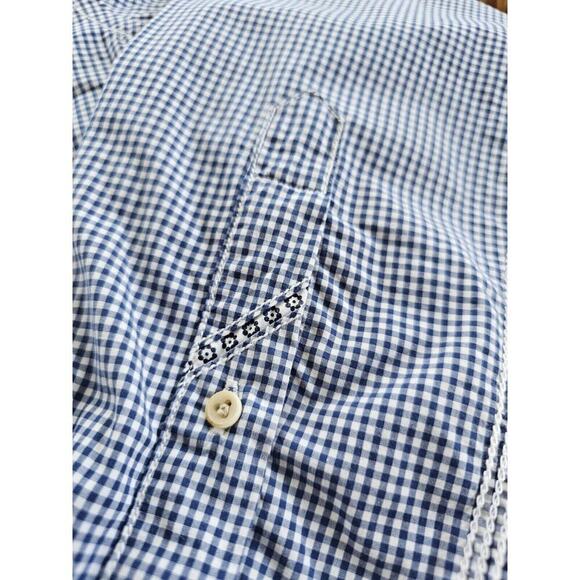 Robert Graham Button Down Gingham Shirt Men's Size M Knowledge Wisdom Faith - Picture 4 of 12